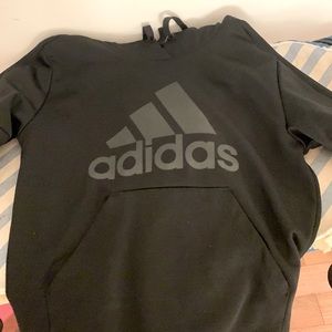 black adidas hoodie